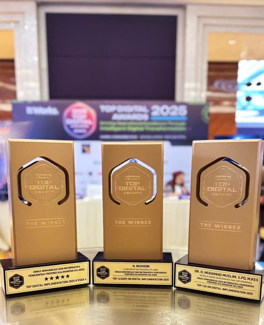 Pemprov Kalsel Raih Penghargaan Nasional Top Digital Awards 2025 Bintang 5 1 IMG 20251205 194657