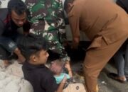 Bripda Tamsa Sigap Menyelamatkan Anak Kecil Laka Lantas