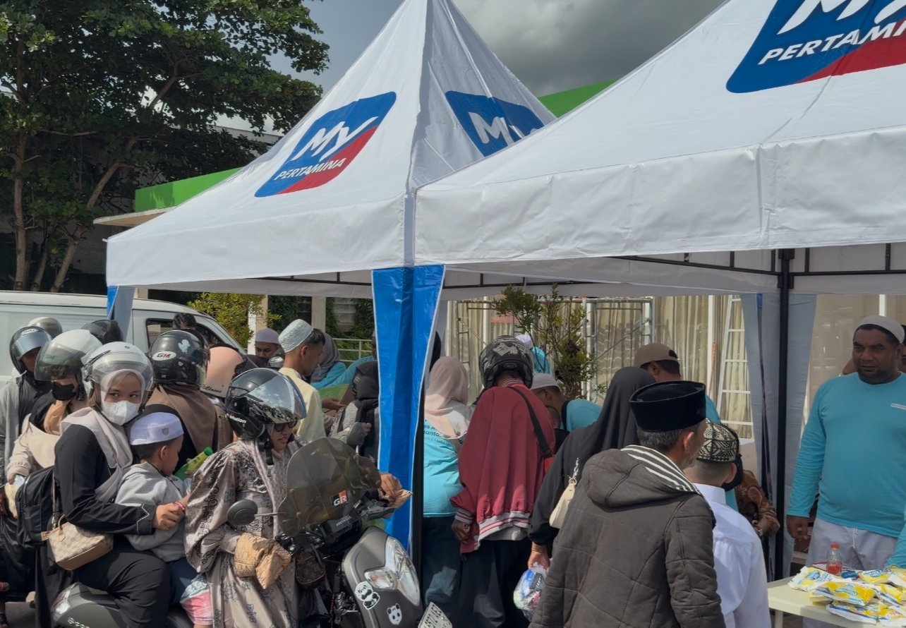 Pertamina Patra Niaga Regional Kalimantan Hadirkan Posko Layanan bagi Para Jemaah Haul Guru Sekumpul 2025 1 IMG 20251229 214503