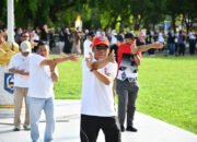 Senam Gabungan untuk Tingkatkan Kebugaran dan Kekompakan ASN HSS