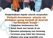 Tanah Laut Siaga Cuaca Ekstrem, BPBD Larang Fenomena Wisata Air Dadakan