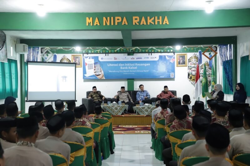 Mendadak Ramai, Ponpes Rakha Amuntai Jadi Lokasi Inklusi dan Literasi Bank Kalsel 1 IMG 20260108 WA0027 e1767871667848