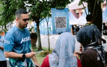 “ASNBanggaPakaiQRIS,”Bank Kalsel Dorong Digitalisasi ASN Lewat Jalan Sehat di Kabupaten HSU