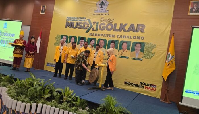 H Fahmi Terpilih Aklamasi, Pimpin Golkar Tabalong