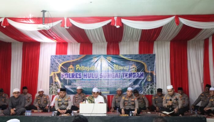 Polres HST Peringati Isra Mi’raj Nabi Muhammad