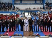 Cari Bibit Atlet Karate, Lanal Banjarmasin Gelar Kejuaraan Karate Lemkari Kalsel II