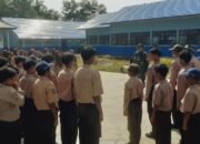 Babinsa LAS Laksanakan Pembinaan Pramuka di Sekolah Wilayah Binaan