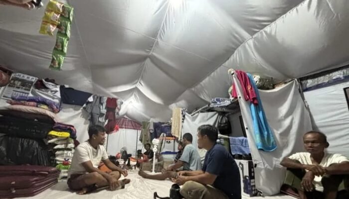 Sebanyak 912 Warga Hutanabolon Tapanuli Tengah Jalani Hidup di 129 Tenda Pengungsian