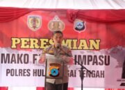 Kapolres HST Resmikan Mako Polsek Limpasu