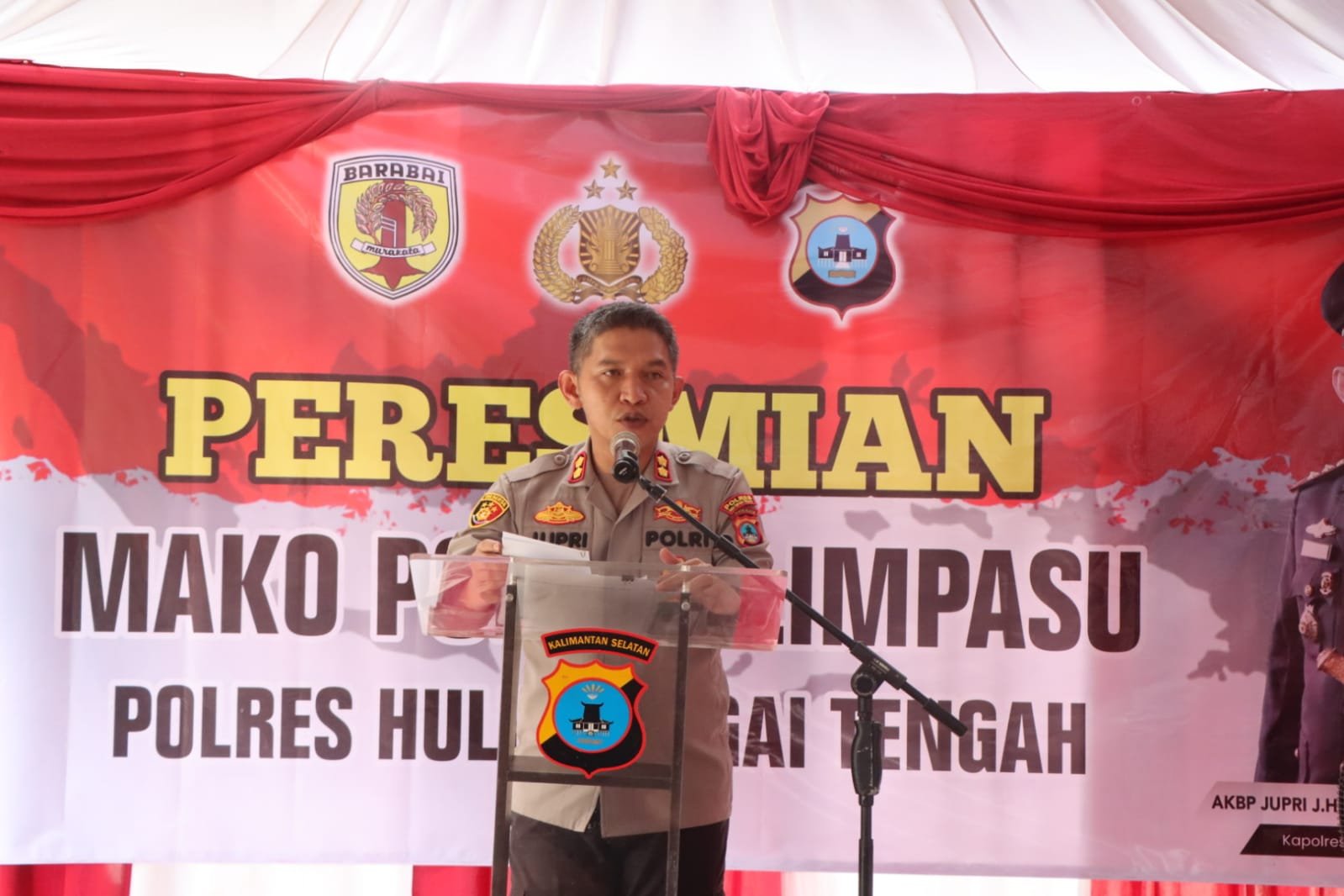 Kapolres HST Resmikan Mako Polsek Limpasu 1 IMG 20260129 WA0043