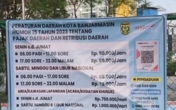 Lapangan Basket Siring Bekantan Resmi Berbayar, Disbudporapar Pasang Spanduk Tarif 5 IMG 20260130 WA0059