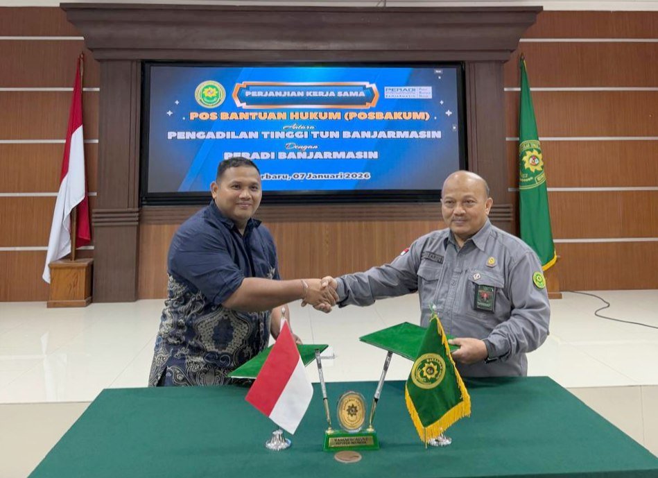 Lagi, PBH PERADI Banjarmasin Terpilih Sebagai Penyedia Bantuan Hukum di PTTUN Banjarmasin Tahun 2026 1 IMG 20260108 210501