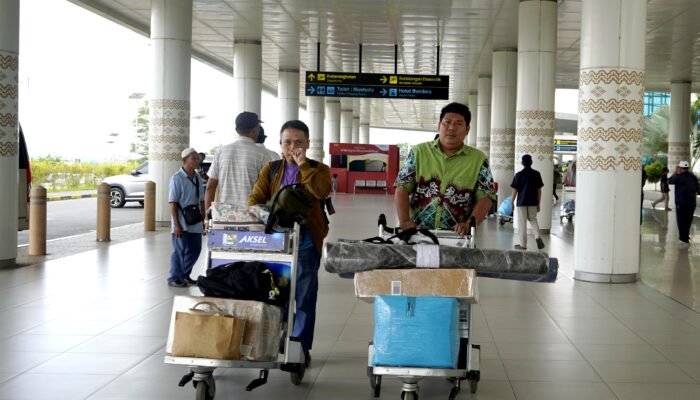 Demi Kenyamanan Pengguna Jasa, Bandara Internasional Syamsudin Noor Terapkan Alur Penjemputan Baru