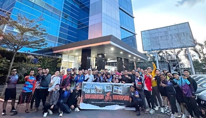 Fun Bike “Road To Martapura”, BRI Region 14 Banjarmasin Pererat Solidaritas dan Jaga Kebugaran Pekerja