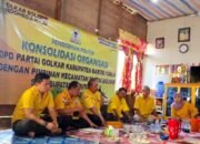 Puar Junaidi Konsolidasi ke Pimpinan Kecamatan Partai Golkar se Kabupaten Batola