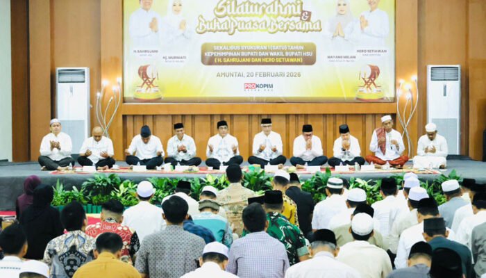 Buka Puasa Bersama Sekaligus Refleksi Satu Tahun Bupati dan Wabup HSU