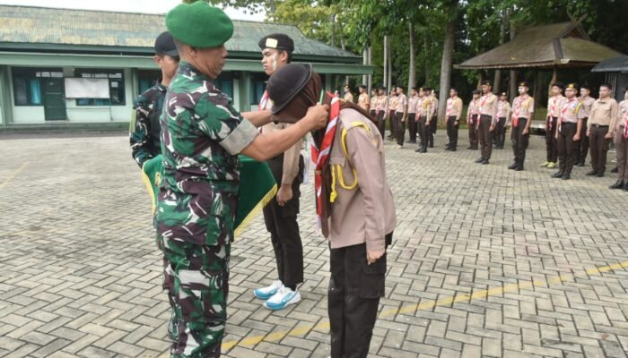Perkemahan KKRI di Makodim 1002/HST Berakhir, Dandim Sampaikan Pesan
