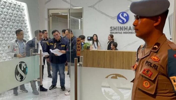 Kantor Shinhan Sekuritas Digeladah Bareskrim Terkait Pidana Pasar Modal