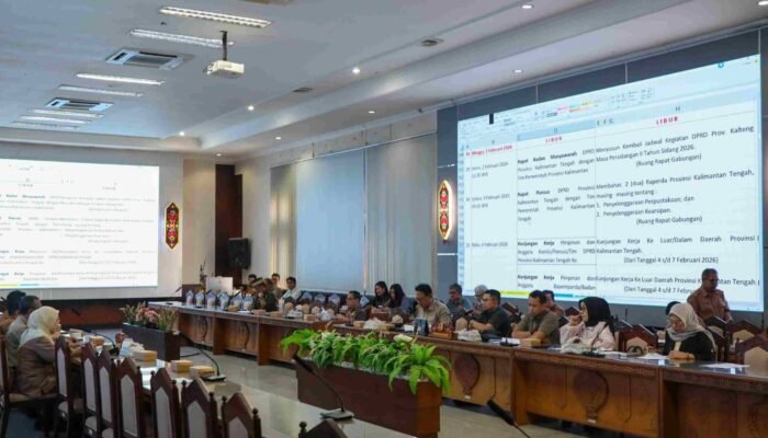 DPRD Bersama Pemprov Kalteng Sepakati Sejumlah Agenda Hingga Akhir Maret 2026