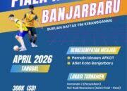 Cari Pemain Hadapi Kejurprov, Afkot Banjarbaru Gelar Turnamen Futsal Tingkat SD, SMP Hingga SMA