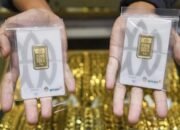 Harga Emas Antam Kembali Turun