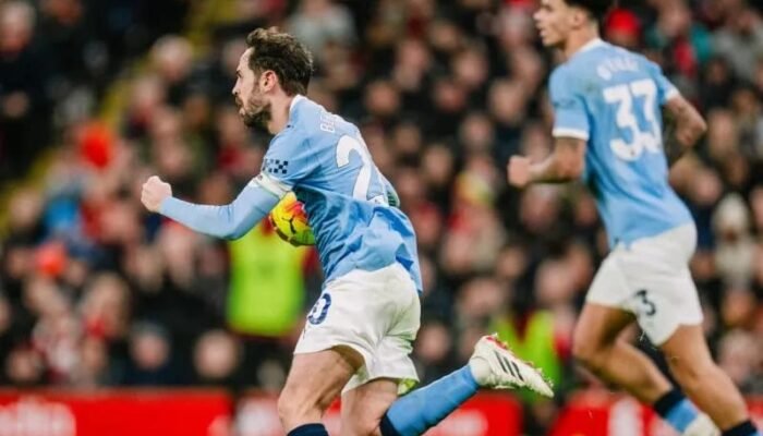 Manchester City Permalukan Tuan Rumah Liverpool 2-1