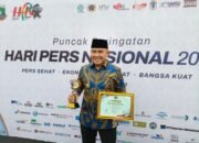 Aktif di Bidang Olahraga, Bupati Tanah Laut Sabet Anugerah SIWO Award