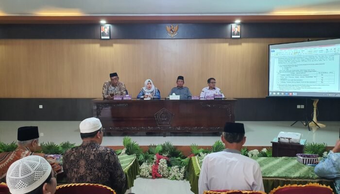 Kemenag HSU Gelar Rapat Besaran Nilai Zakat Fitrah