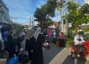 Haul ke-6 Abah Guru Zuhdi, Jalan Sungai Miai Dipenuhi Jamaah dan Aksi Berbagi Relawan