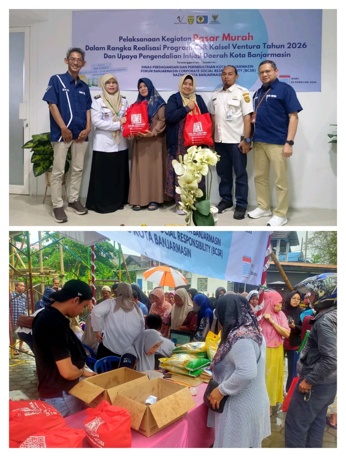 Warga 'Serbu' Pasar Murah Digelar Kalsel Ventura Sediakan 500 Paket 1 IMG 20260225 WA0011 1