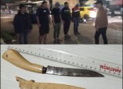 Bawa Belati, Seorang Pedagang Diamankan Anggota Polsek Banjarmasin Selatan