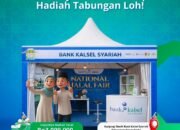 Bank Kalsel Syariah Bagi Hadiah Rp3 Juta di National Halal Fair Pasar Wadai Km 0