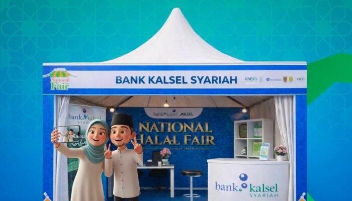 Bank Kalsel Syariah Bagi Hadiah Rp3 Juta di National Halal Fair Pasar Wadai Km 0