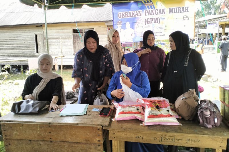 GPM di Maniapun, Masyarakat Dipermudah Dapat Pangan Murah 1 Martapura Pangan murah