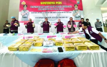 Jaringan Fredy Pratama Digiring Polda Kalsel 4 koba