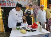 Jumat Ganteng Potong Rambut Gratis di Angkinang