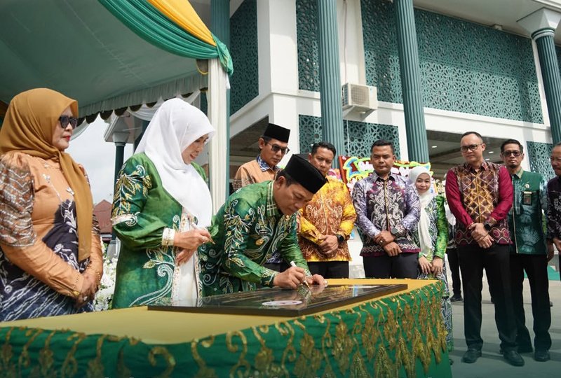 Gedung Galeri Dekranasda Balangan Simpul Promosi UMKM 1 Hal 2 Bal 3 klm