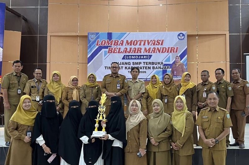 SMPT Martapura Juara Lomojari Kabupaten Banjar 2026 1 Hal 4 4 KLm Martapura Raih juara