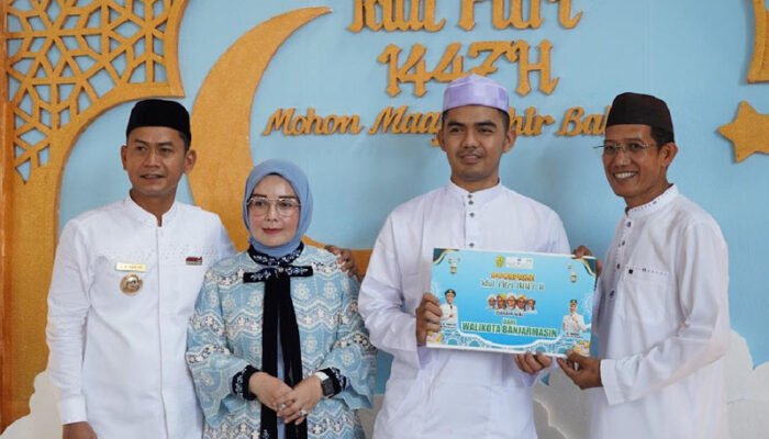 Udian Umroh dan Ziarah Wali Menambah Semarak Lebaran Bersama Wali HM Yamin dan Wakil Wali Kota Hj Ananda