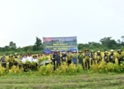 Pemprov Kalimantan Selatan Apresiasi Panen Kedelai Lanal Banjarmasin