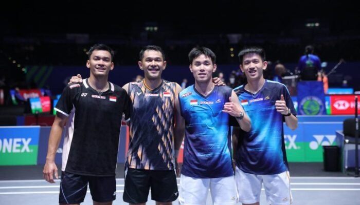 Raymond/Joaquin Singkirkan Seniornya Fajar/Fikri di All England