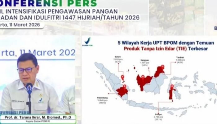 BPOM Tarik 56.027 Produk Pangan Lindungi Konsumen