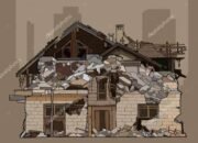 Diduga Sudah tak Layak Pakai, Toko di Pasar Ujung Murung Banjarmasin Runtuh