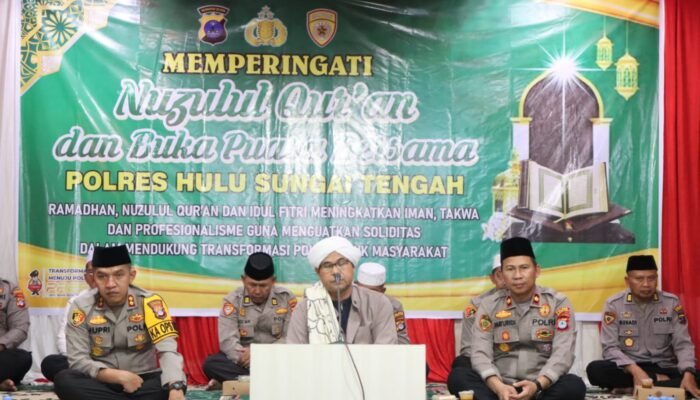 Peringatan Nuzulul Qur’an dan Buka Puasa Bersama Digelar Polres HST