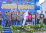 Supian HK Lepas Mudik Gratis Polda Kalsel, 617 Warga Diberangkatkan ke Kampung Halaman