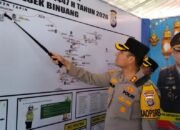Kapolres Tapin Tinjau Pos Pengamanan Lebaran, Pastikan Layanan Mudik Siaga 24 Jam
