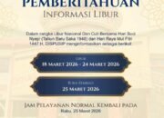 Libur Nasional dan Cuti Bersama, Perpustakaan Tanah Laut Tutup Sepekan