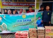 Pengda IKA SKMA Kalteng Bantu Korban Kebakaran di Palangka Raya.