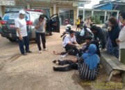 Laka Lantas Beruntun di Desa Jorong, Empat Orang Luka-Luka