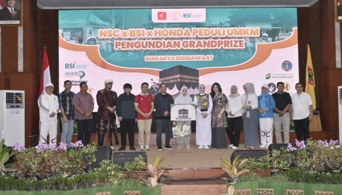 NSC Dorong UMKM Banua Lewat Aksi Sosial dan Pengundian Umroh